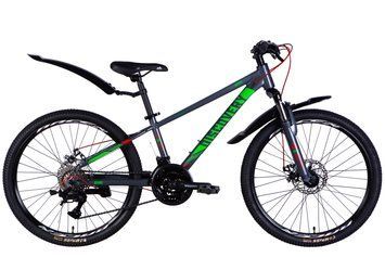 Велосипед AL 24" Discovery QUBE DD CS рама-11,5" сірий 2025 фото