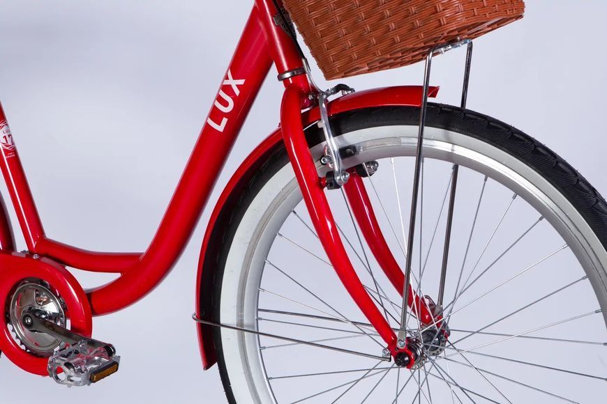 Велосипед ST 26" Dorozhnik LUX Velosteel рама-17" червоний 2026