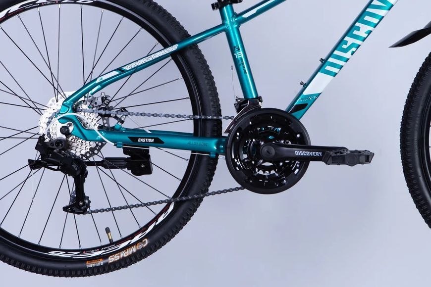Велосипед AL 26" Discovery BASTION DD CS рама-13" бірюзовий 2025 фото