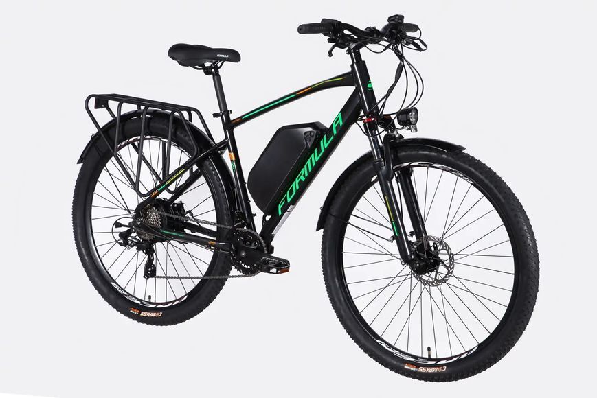 Велосипед з електроприводом 29" AL Formula eCURSOR MAN DD CS рама-19" 48B 17.5А*г 500Вт чорно-зелений 2026