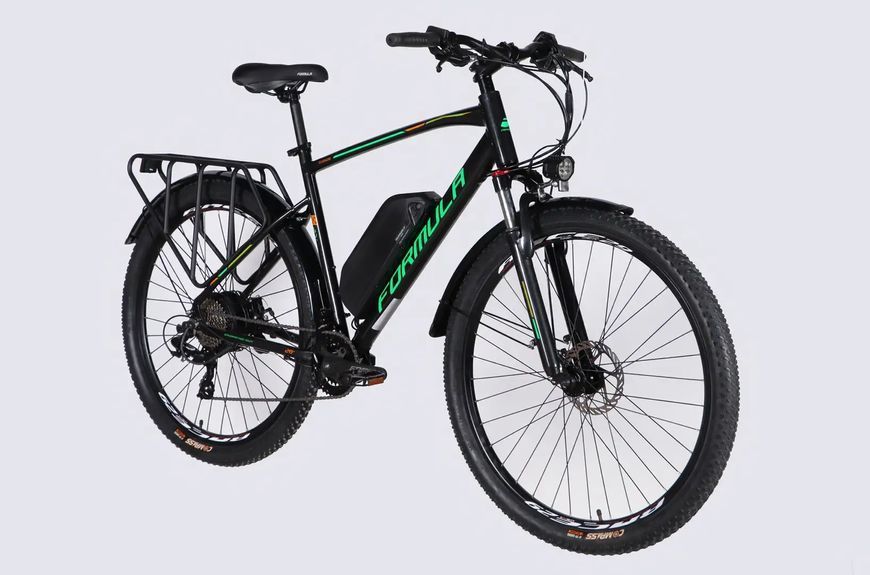 Велосипед з електроприводом 29" AL Formula eCURSOR MAN DD CS рама-21" 48B 13А*г 500Вт чорно-зелений 2026