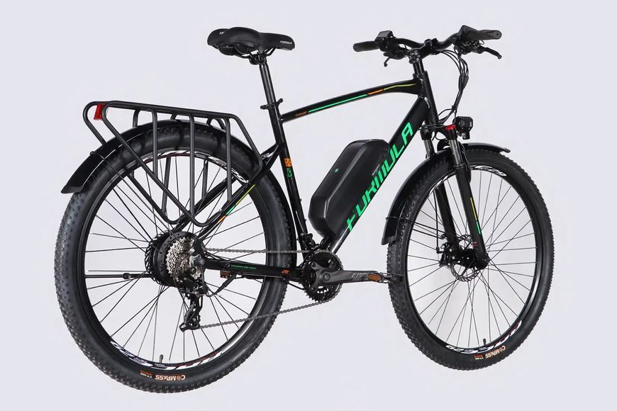 Велосипед з електроприводом 29" AL Formula eCURSOR MAN DD CS рама-21" 48B 13А*г 500Вт чорно-зелений 2026