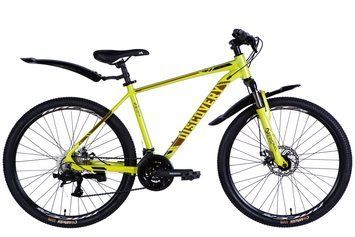 Велосипед AL 26" Discovery BASTION DD CS рама-18" жовтий 2025 фото