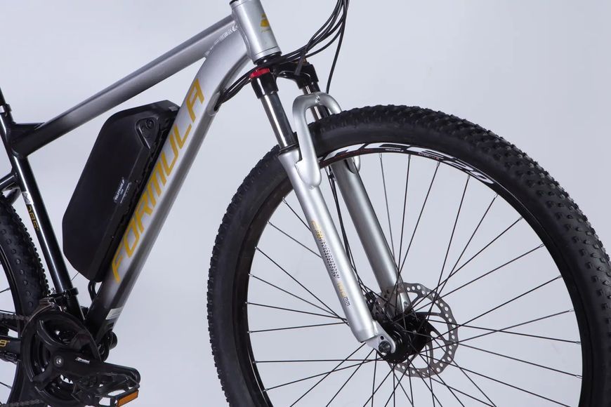 Велосипед з електроприводом 29" AL Formula eF-1 DD CS рама-18,5" 48B 12.5А*г 500Вт сріблясто-чорний 2026