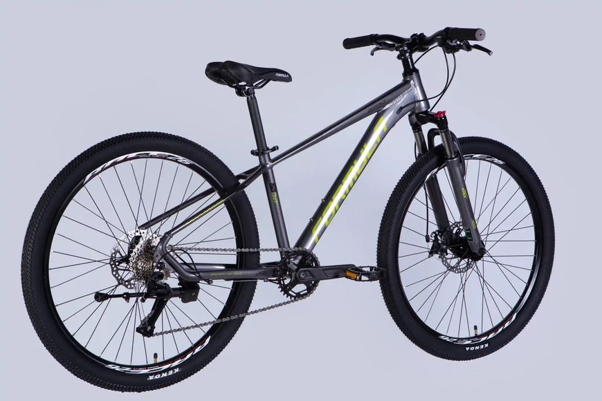 Велосипед AL 26" Formula ZEPHYR 3.0 DD CS рама-14" сірий з зеленим 2026 фото