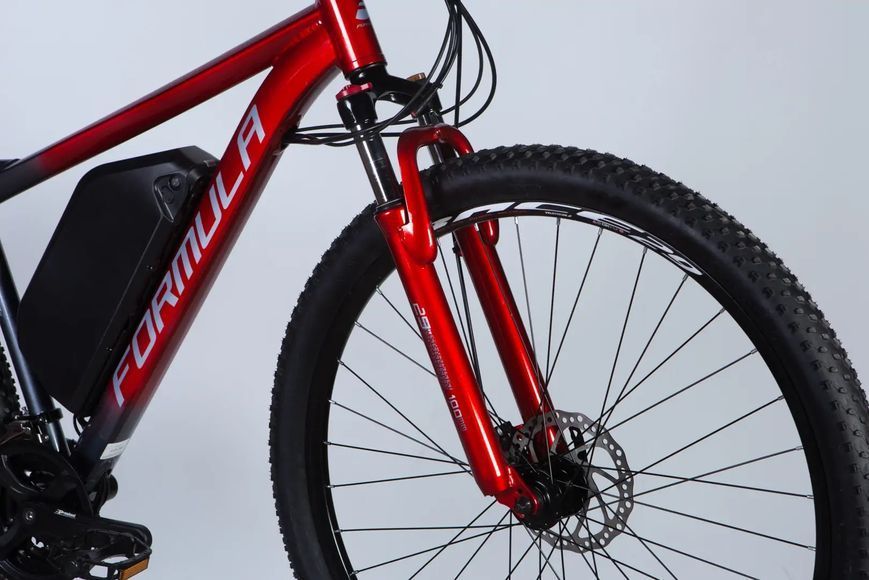 Велосипед з електроприводом 29" AL Formula eF-1 DD CS рама-21" 48B 12.5А*г 500Вт червоно-сріблястий 2026