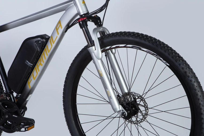 Велосипед з електроприводом 29" AL Formula eF-1 DD CS рама-21" 48B 12.5А*г 500Вт сріблясто-чорний 2026
