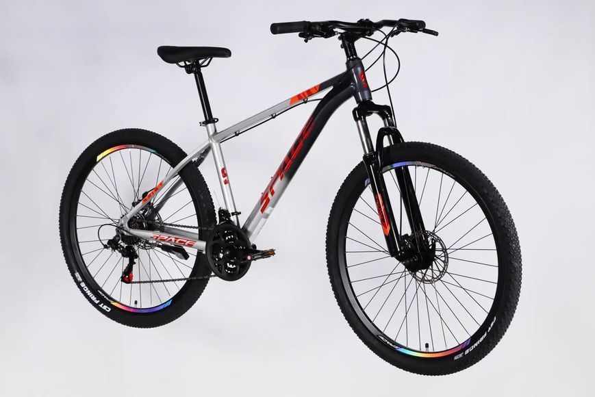 Велосипед AL 27.5" SPACE PHAETON DD FR рама-17" сіро-сріблястий 2026 фото