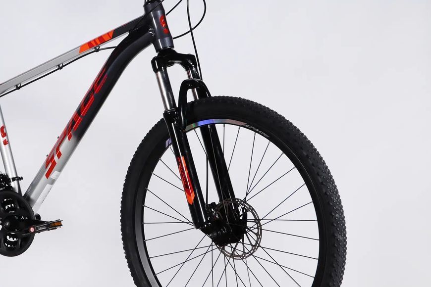 Велосипед AL 27.5" SPACE PHAETON DD FR рама-17" сіро-сріблястий 2026 фото
