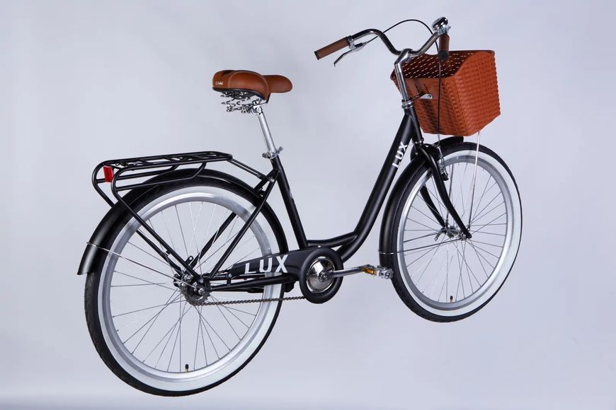 Велосипед ST 26" Dorozhnik LUX Velosteel рама-17" чорний (матовий) 2026