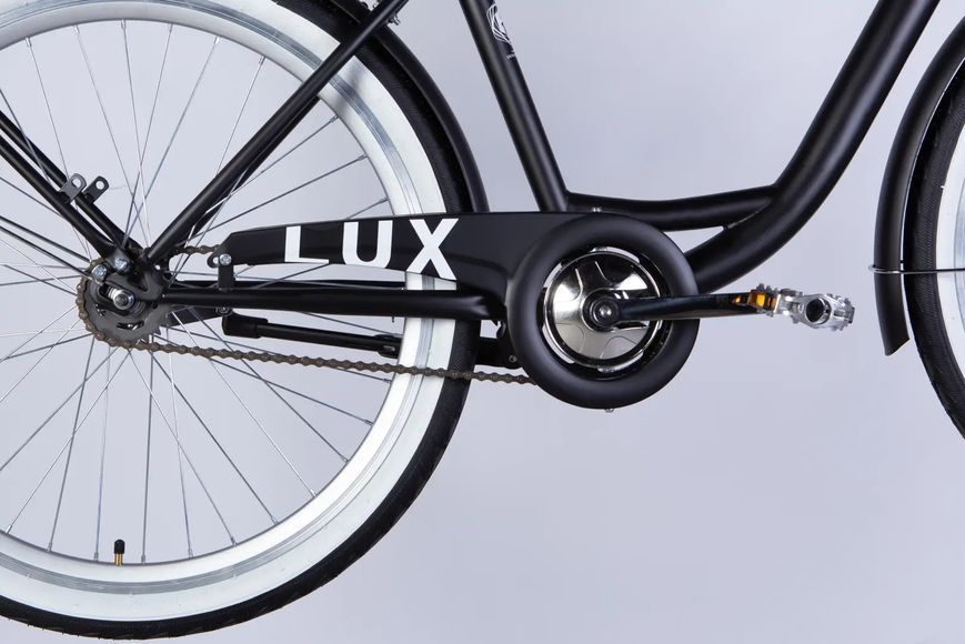 Велосипед ST 26" Dorozhnik LUX Velosteel рама-17" чорний (матовий) 2026