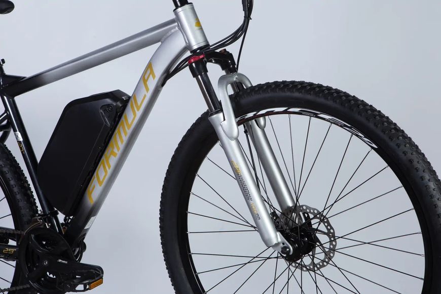 Велосипед з електроприводом 29" AL Formula eF-1 DD CS рама-21" 48B 17.5А*г 500Вт сріблясто-чорний 2026