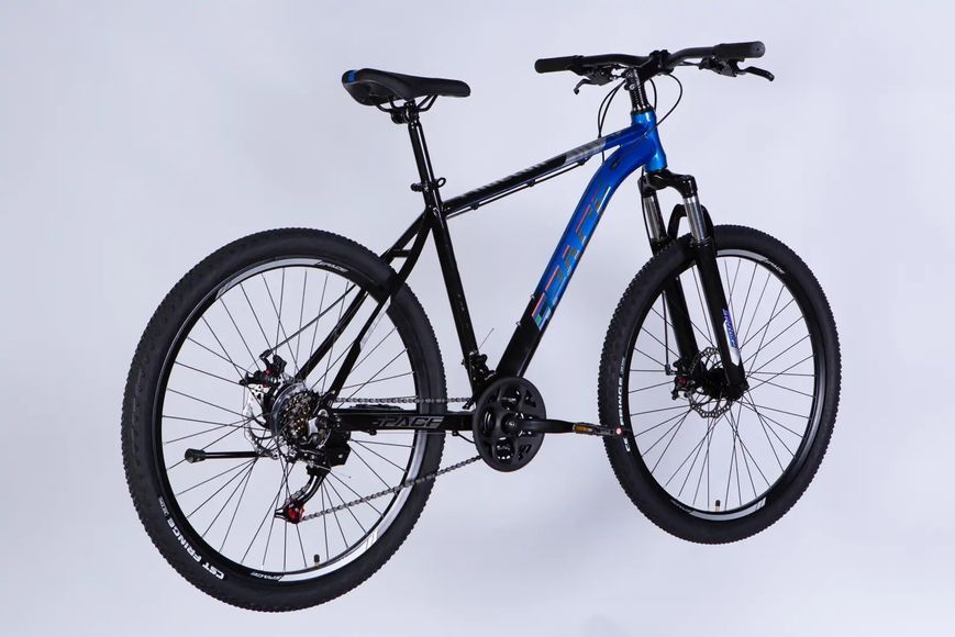 Велосипед AL 27.5" SPACE PHAETON DD FR рама-19" чорно-синій 2026 фото