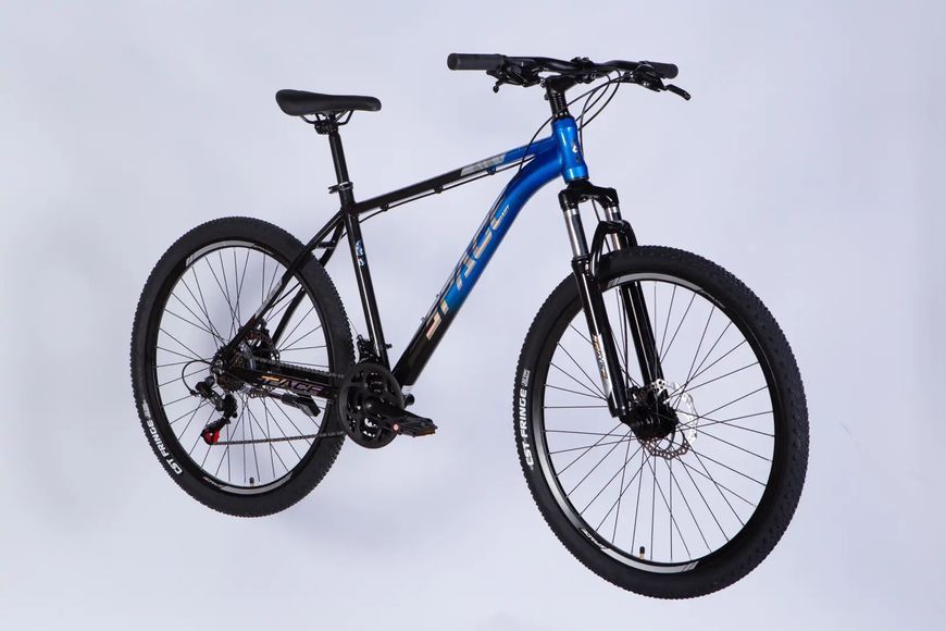 Велосипед AL 27.5" SPACE PHAETON DD FR рама-19" чорно-синій 2026 фото