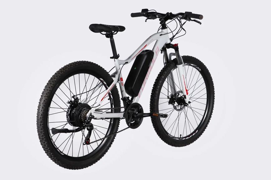 Велосипед з електроприводом 27.5" AL Formula eALPINA DD FR рама-17" 36B 12.5А*г 500Вт біло-рожевий 2026