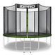 Батут Zipro Jump Pro із зовнішньою сіткою 10 футів 312 см чорно-зелений
