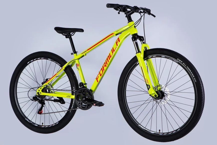 Велосипед ST 29" Formula DRAGONFLY AM DD рама-16" зелено-червоний 2025 фото