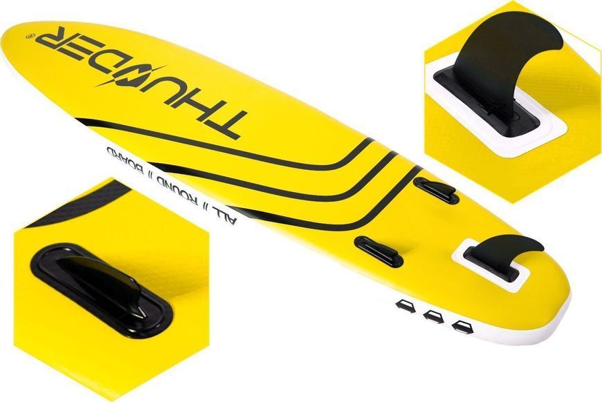 Надувна SUP дошка (Сапборд) THUNDER COAST YELLOW 320