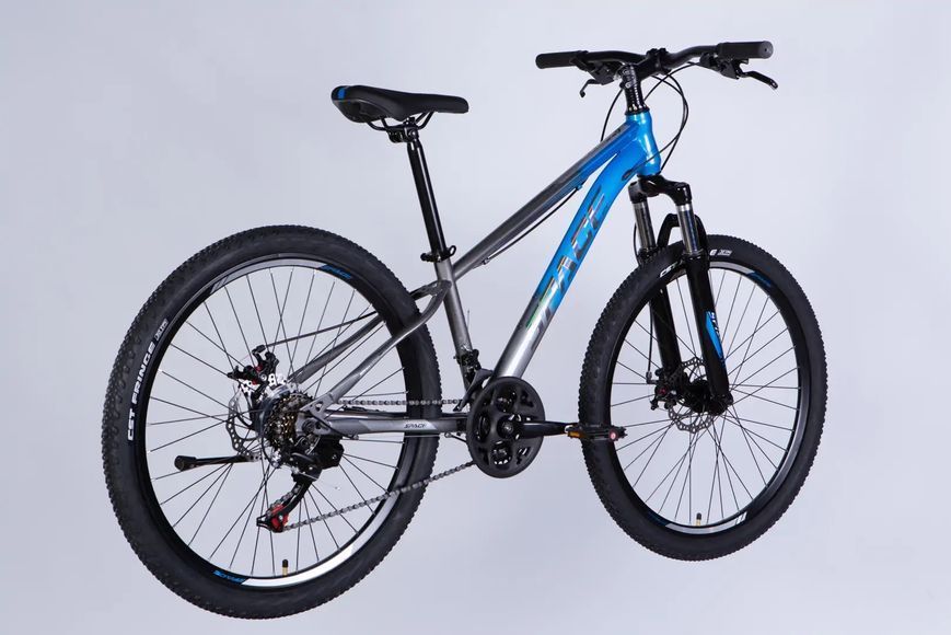 Велосипед ST 26" SPACE MARS DD FR рама-13" синьо-сірий 2026 фото