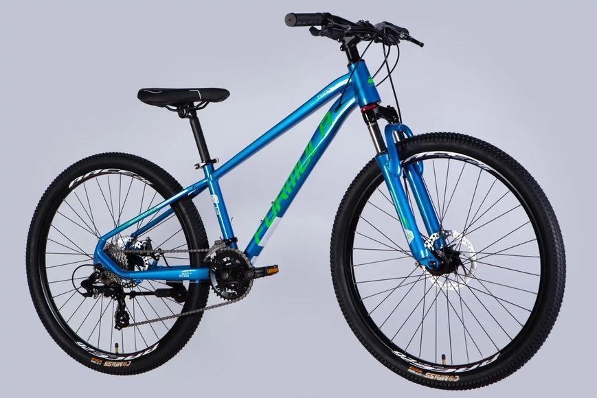 Велосипед AL 26" Formula THOR DD CS рама-13" синій з зеленим 2026 фото