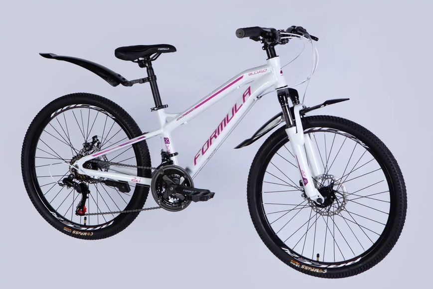 Велосипед AL 24" Formula BLACKWOOD DD FR рама-12,5" біло-рожевий 2026 фото