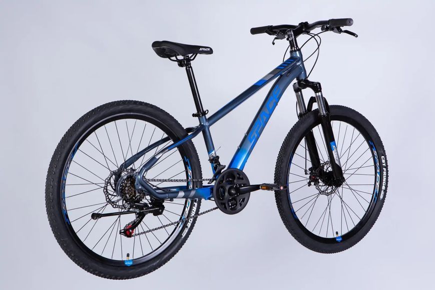 Велосипед AL 26" SPACE MERCURY DD FR рама-13" сіро-синій 2026 фото