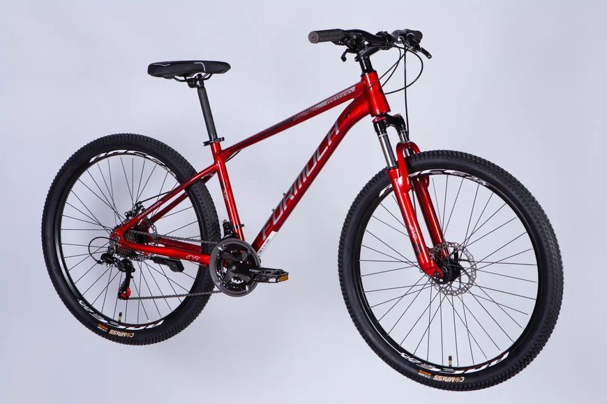 Велосипед AL 27.5" Formula MOTION DD FR рама-16" червоний з сірим 2026 фото