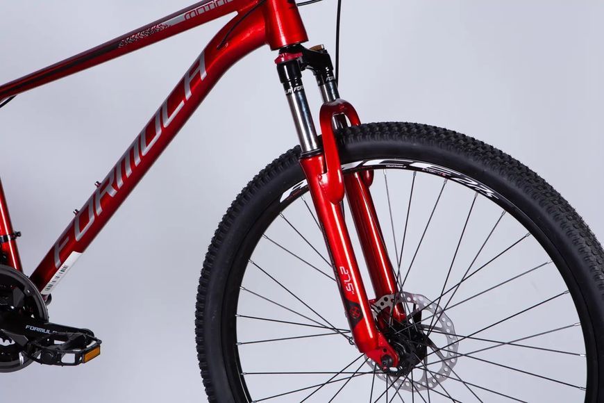 Велосипед AL 27.5" Formula MOTION DD FR рама-16" червоний з сірим 2026 фото