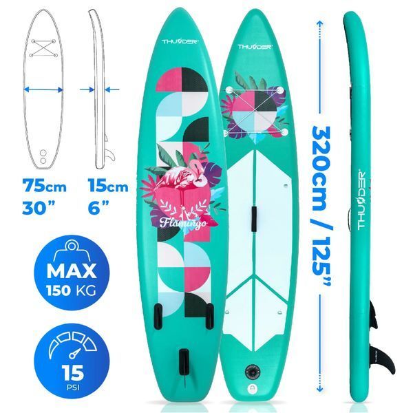 Надувна SUP дошка (Сапборд) THUNDER FLAMI 320