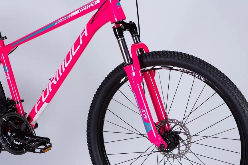 Велосипед AL 27.5" Formula MOTION DD FR рама-16" рожевий з білим 2026 фото