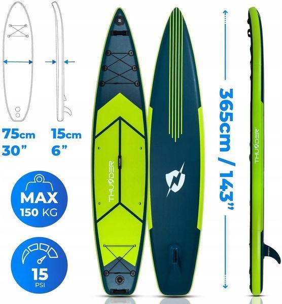 Надувна SUP дошка (Сапборд) THUNDER VISO 365
