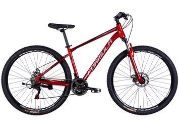 Велосипед AL 29" Formula MOTION DD FR рама-17" червоний з сірим 2026 фото