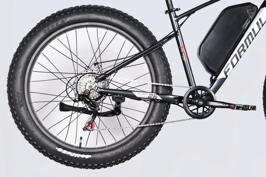 Велосипед з електроприводом 26" AL Formula ePALADIN DD FR рама-17" 48B 15.6А*г 500Вт темно-сріблястий 2026