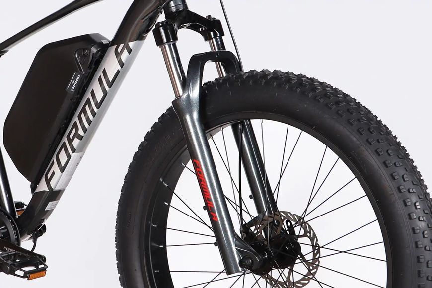 Велосипед з електроприводом 26" AL Formula ePALADIN DD FR рама-17" 48B 15.6А*г 500Вт темно-сріблястий 2026