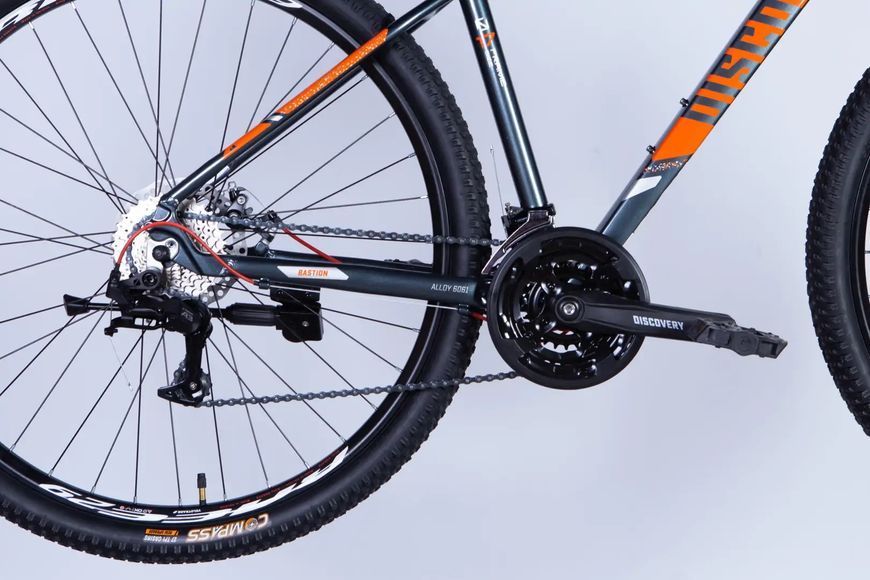 Велосипед AL 29" Discovery BASTION DD CS рама-17" сіро-помаранчевий 2025 фото
