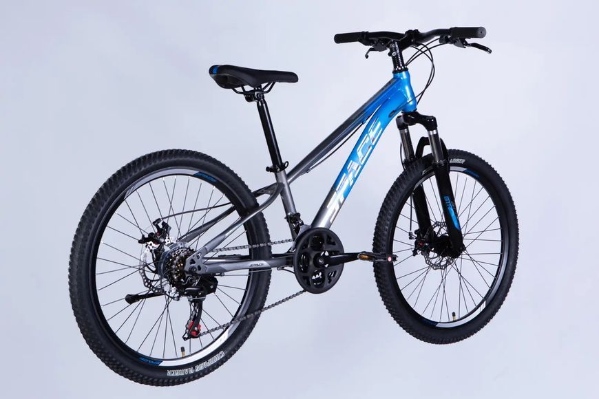 Велосипед ST 24" SPACE MARS DD FR рама-11" синьо-сірий 2026 фото
