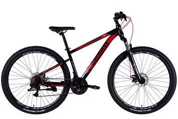 Велосипед ST 29" Discovery TREK DD FR рама-16" чорно-червоний 2025 фото