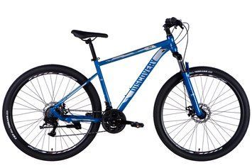 Велосипед ST 29" Discovery TREK DD FR рама-19" синьо-сріблястий 2025 фото