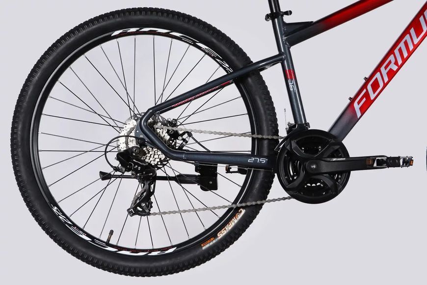 Велосипед AL 27.5" Formula F-1 DD CS рама-16" червоно-сірий 2026 фото