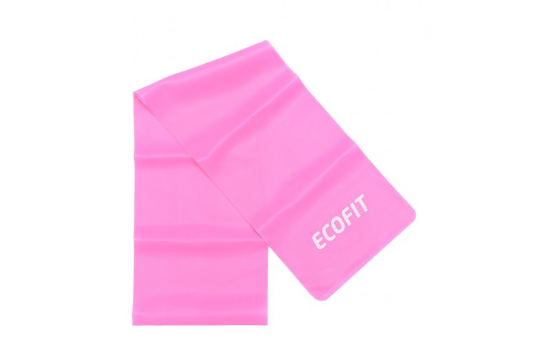 Еспандер стрічковий Ecofit MD1318 TPE 4,5-5,4кг 1200*150*0.4мм рожевий