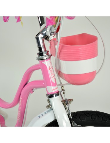 Велосипед RoyalBaby LITTLE SWAN 16 ", OFFICIAL UA, рожевий