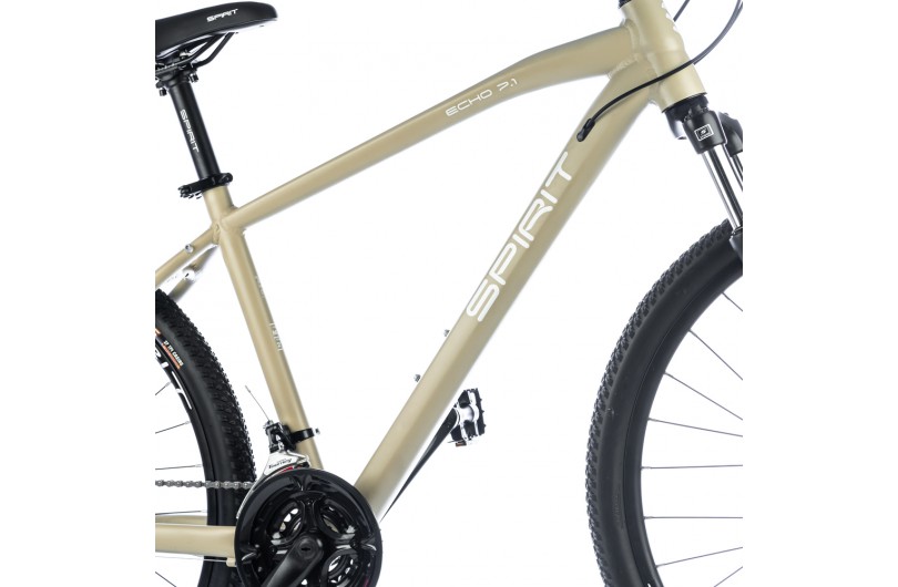 Велосипед Spirit Echo 7.1 27,5 ", рама S, пісочно-бежевий, 2021